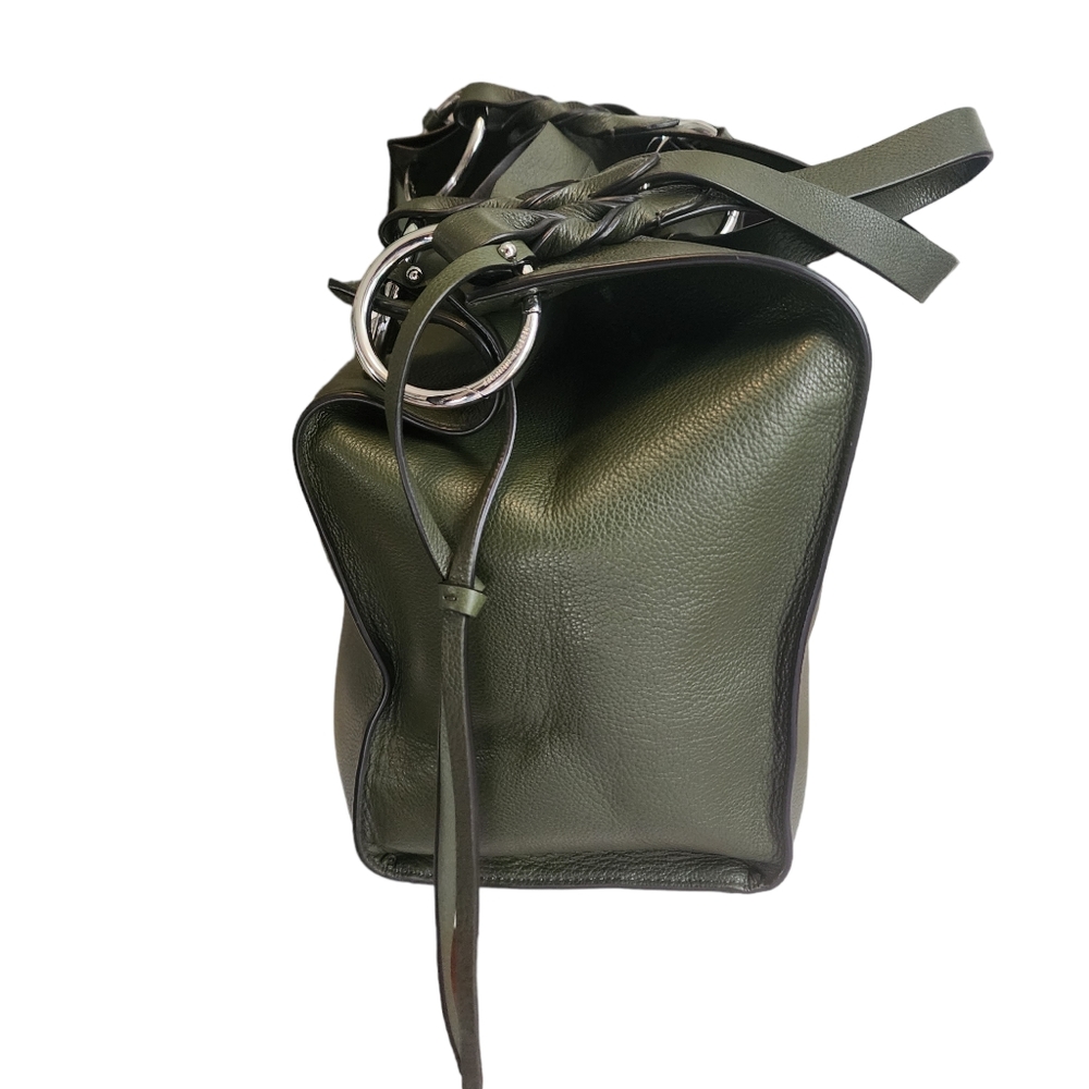 EUC Rebecca Minkoff Olive Green Kate Soft North / Soft Tote - Picture 9 of 13